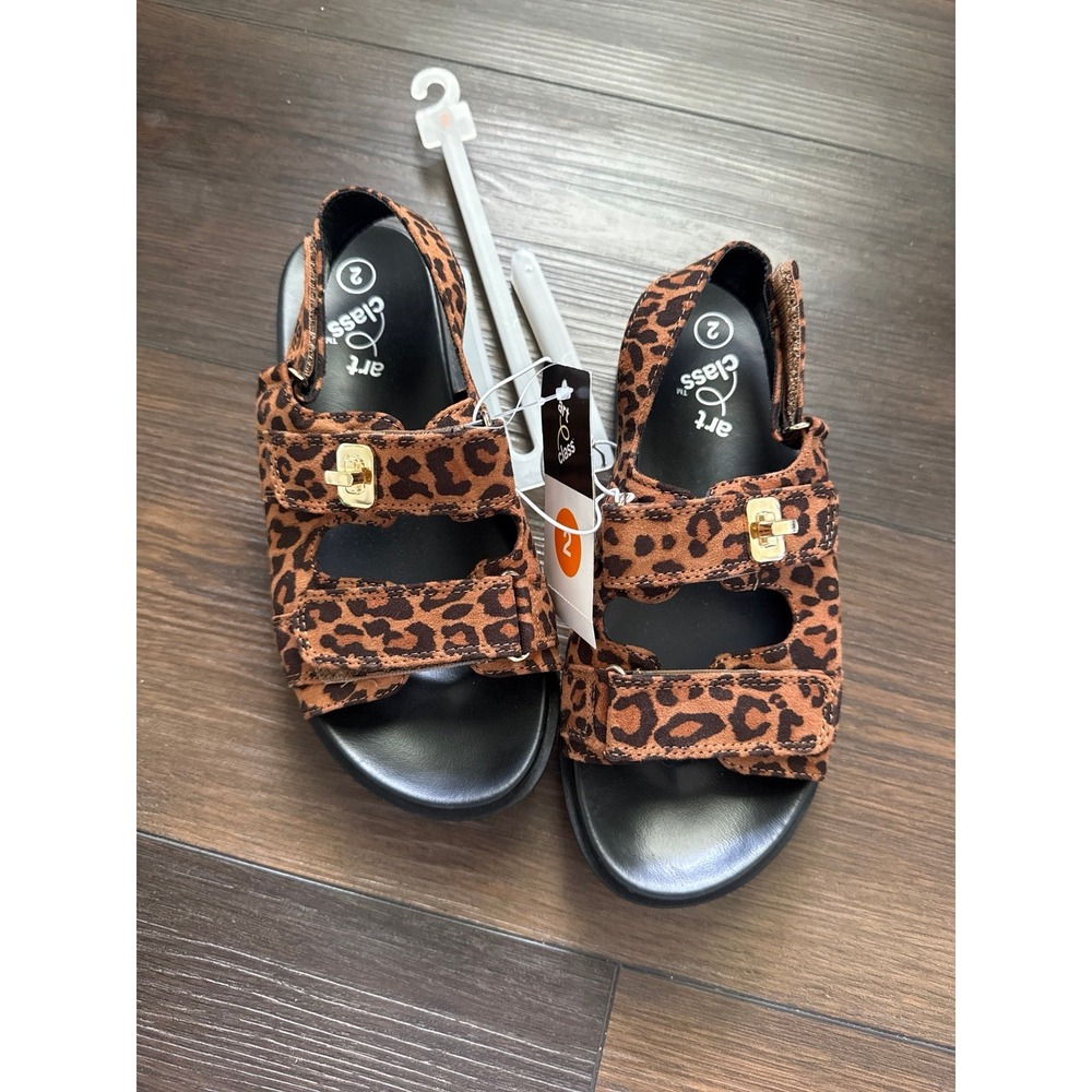 Brand New Art Class Sandals Size 2 Leopard Print Target